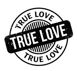 True Love rubber stamp. Grunge design with dust scratches. Effects can be easily removed for a clean, crisp look. Color is easily changed.