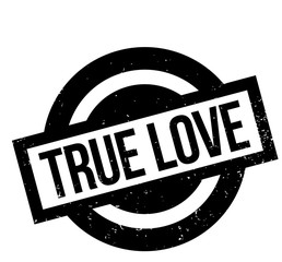 True Love rubber stamp. Grunge design with dust scratches. Effects can be easily removed for a clean, crisp look. Color is easily changed.