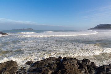 Seascape of Mundaka, Spain
