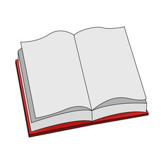 Book open isolated icon vector illustration graphic design