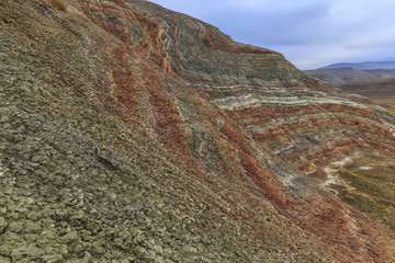 Multi-colored rock