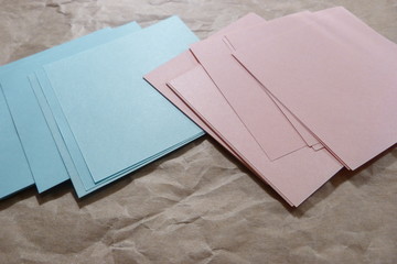 paper blue pink sheets of paper closeup background for decoration backdrop smooth edges gentle colors colored paper crumpled paper paper bundle of paper sheets stack of paper