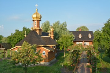 Fototapeta na wymiar Saint Athanasie Monastery in Danube Delta