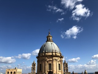 Fototapeta na wymiar Palermo - la cupola della Cattedrale