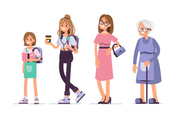 Generations of woman