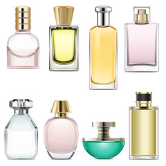 Vector Perfume Icons Set 3