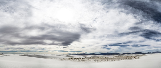 Fototapeta na wymiar White Sands National Monument Desert 