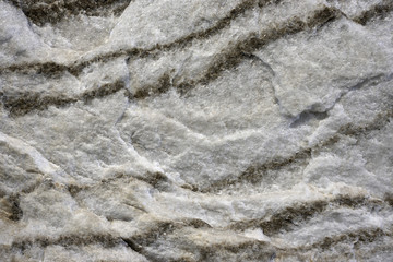 Natural Salt Wall Background Pattern in a Mine