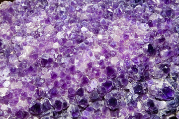 Purple Amethyst Cluster Background