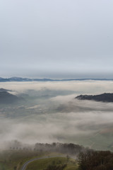 Nebel im Tal - Nebellandschaft