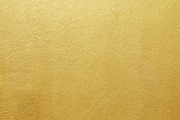 Shiny yellow leaf gold of wall texture background