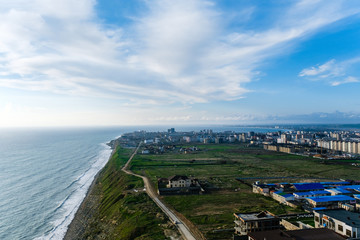 Fototapeta premium Beautiful view of the city of Anapa