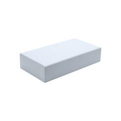 a white box template on white background