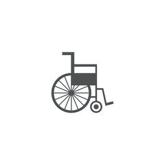Fototapeta na wymiar wheelchair icon. sign design