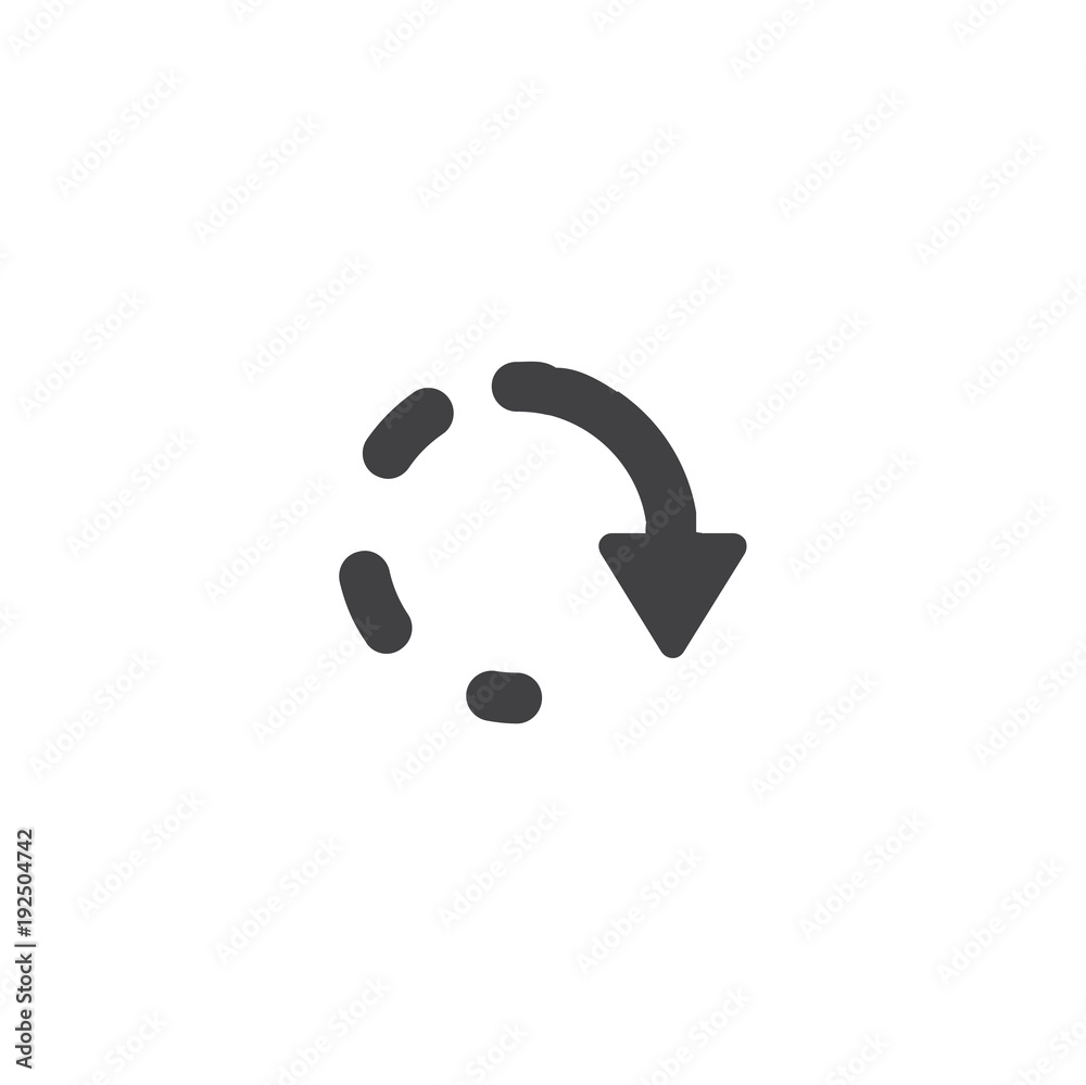 Sticker loading icon. sign design