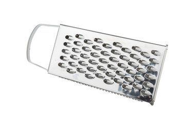 Grater for vegetables. Kitchen accessories. Tools for cooking. A spoon. Isolated on white background. For your design. An object.