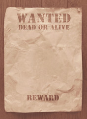 wanted wall paper image