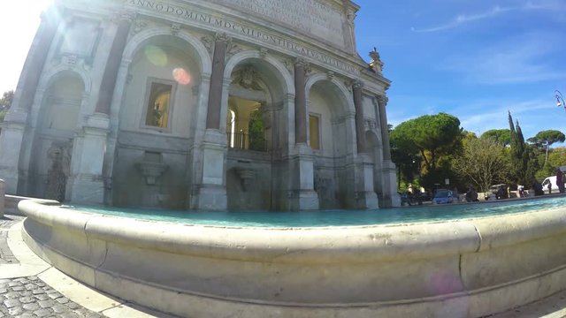 Fontana dell'Acqua Paola in Rome, Italy