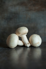 Raw mushrooms