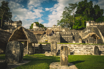Fototapeta na wymiar Tikal ruins, Guatemala