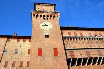 town hall building Ferrara Italy