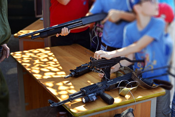 Weapons in the hands of children