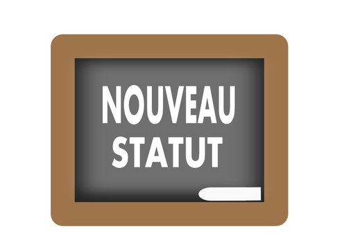 nouveau statut sur ardoise
