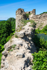 Fototapeta na wymiar Ruins of Koporye fortress