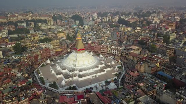 Stupa Bodhnath Kathmandu, Nepal - October 26, 2017
