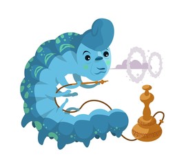 alice in wonderland hookah smoking caterpillar