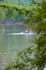 Fototapeta na wymiar Canoeing
