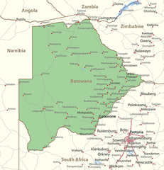 Botswana-World-Countries-VectorMap-A