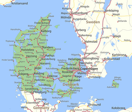 Denmark-World-Countries-VectorMap-A