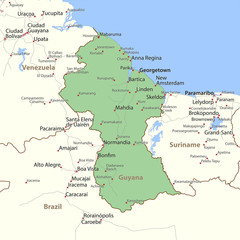 Guyana-World-Countries-VectorMap-A