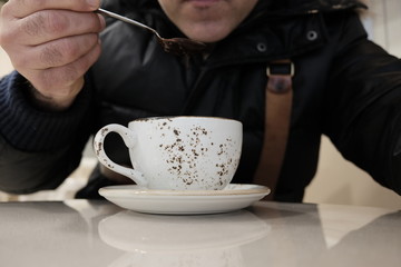 hot chocolate and biscuits
