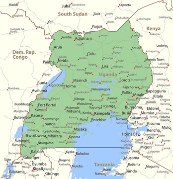 Uganda-World-Countries-VectorMap-A