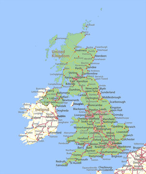 United Kingdom-World-Countries-VectorMap-A