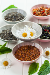 Assortment of dry tea