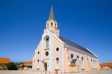 Fototapeta na wymiar St Ann's Church Noord Aruba