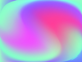 Gradient mesh abstract background. Blurred bright colors, colorful rainbow pattern. Multicolored fluid shapes