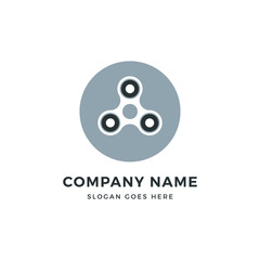 Spinner Logo Design Template