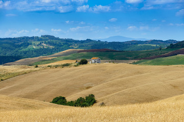 Krajobrazy Toskanii