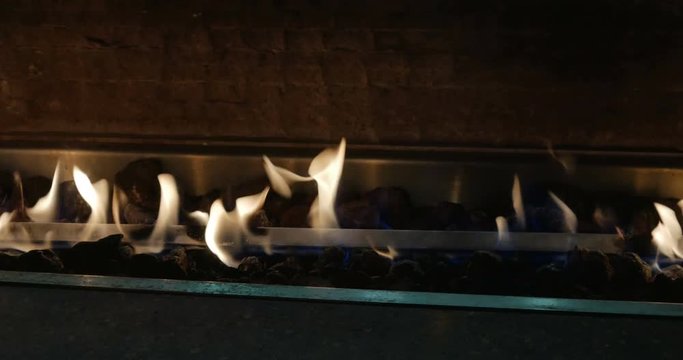 1968 Fire Next to Rocks, 4K