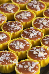 Fresh and tasty caramel cheesecake