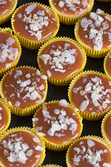 Fresh and tasty caramel cheesecake