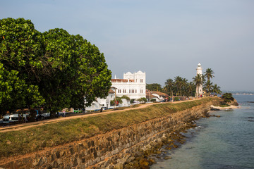 Fototapeta na wymiar Galle fort, Sri Lanka