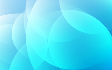 Abstract light blue line geometric background, vector