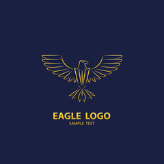 Eagle logo vector,design luxury