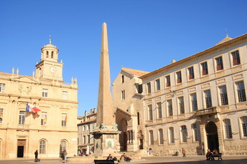 Place de la République à Arles, France