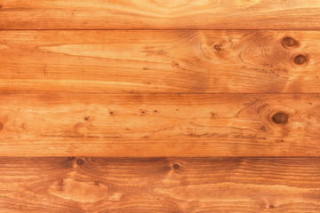 Empty bright brown wooden background